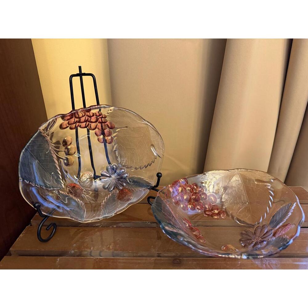 Savoir Vivre Wild Orchard Mikasa Chablis Oval Bowl (Set of 2)‎